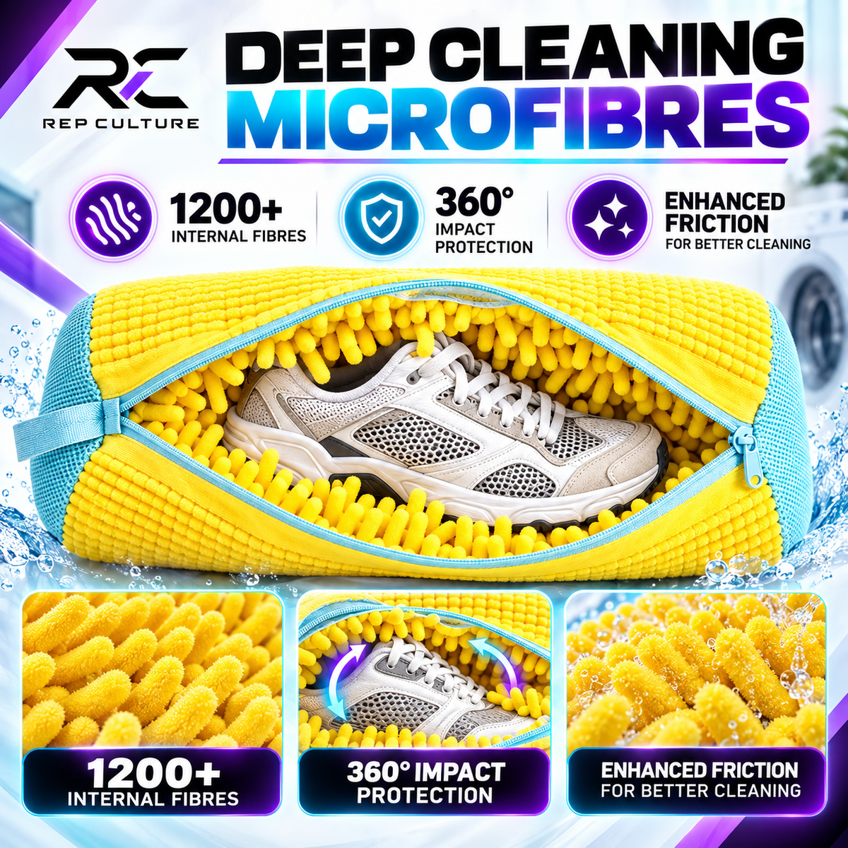 Rep Culture ShoeShield™ Protective Sneaker Wash Bag