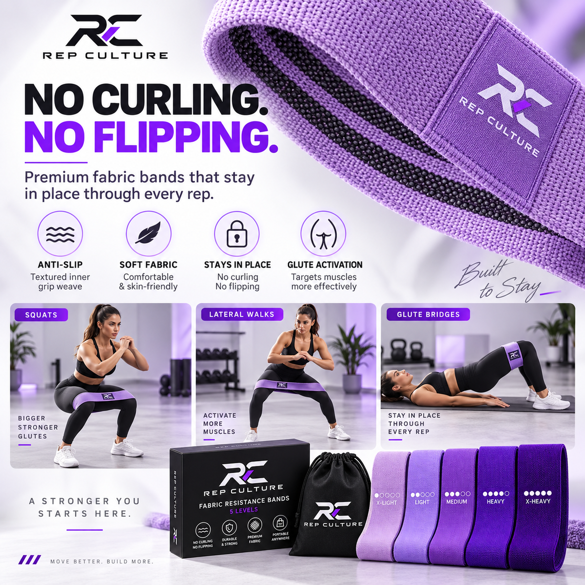 Rep Culture FlexLoop™ Fabric Resistance Bands