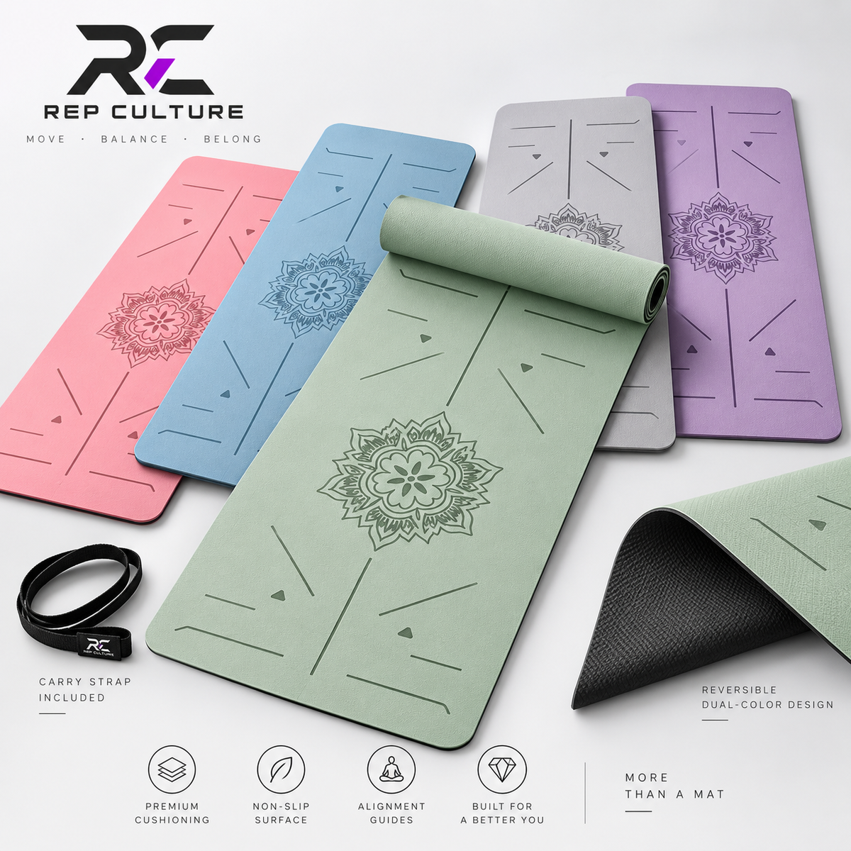 Rep Culture AlignFlow™ TPE Yoga Mat