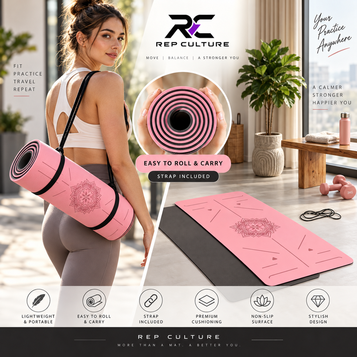 Rep Culture AlignFlow™ TPE Yoga Mat